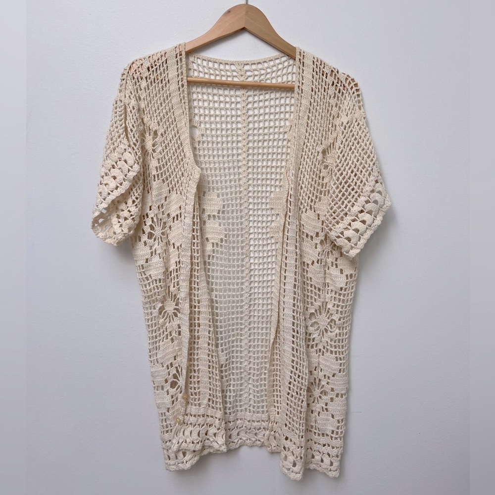 Vintage crochet cardigan